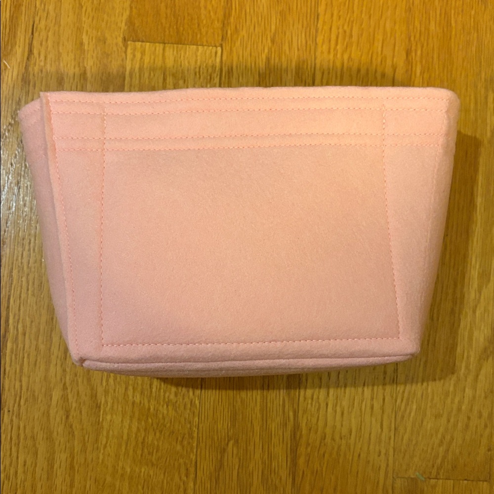 Pink Felt Organizer Insert for LV Neverfull Bandoliere inside out BB bag